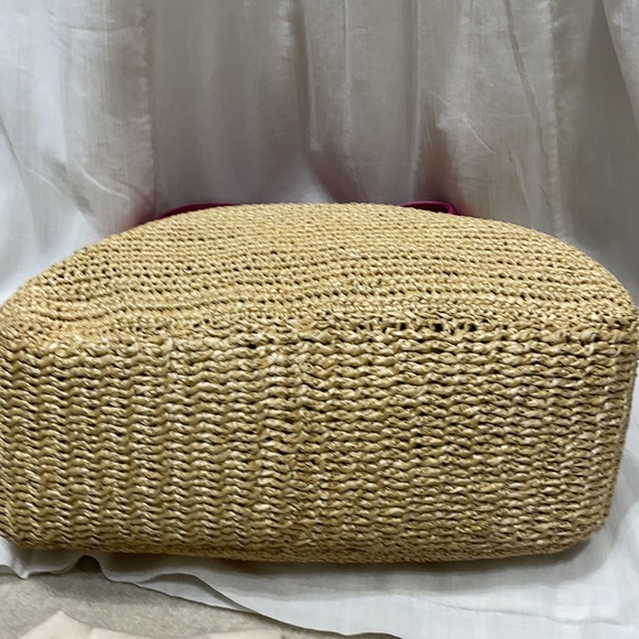 Jimmy Choo Rajah Raffia & Croc leather hobo bag. - Picture 5 of 10